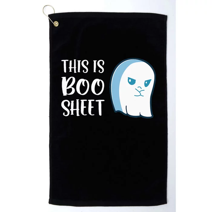 This Is Boo Sheet Funny Halloween Sayings Platinum Collection Golf Towel