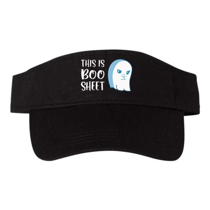 This Is Boo Sheet Funny Halloween Sayings Valucap Bio-Washed Visor