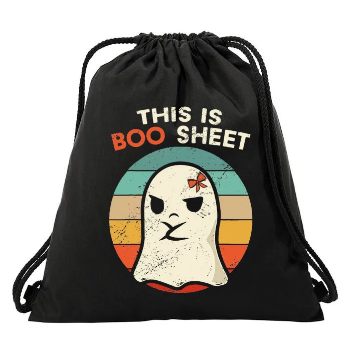 This Is Boo Sheet Funny Halloween Costumes Funny Halloween Drawstring Bag