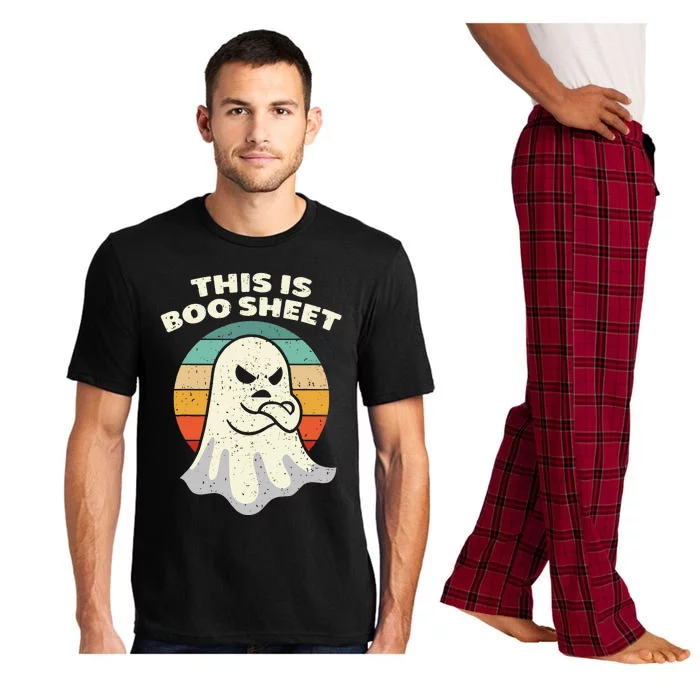 This Is Boo Sheet Ghost Retro Halloween Costume Pajama Set