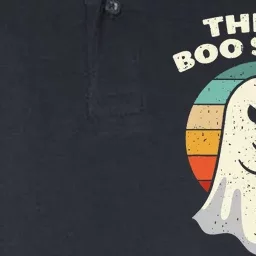 This Is Boo Sheet Ghost Retro Halloween Costume Softstyle Adult Sport Polo