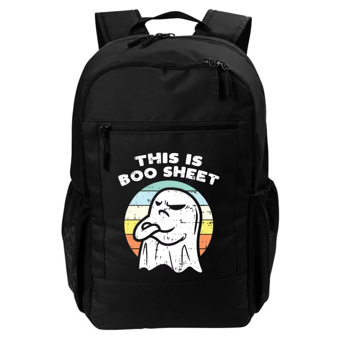 This Is Boo Sheet Ghost Retro Halloween Costume Daily Commute Backpack