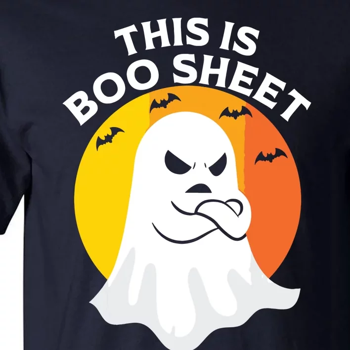 This Is Boo Sheet Ghost Retro Halloween Costume Tall T-Shirt