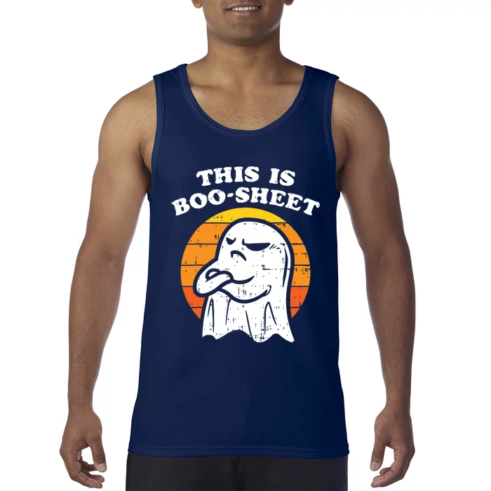 This Is Boosheet Ghost Halloween Tank Top