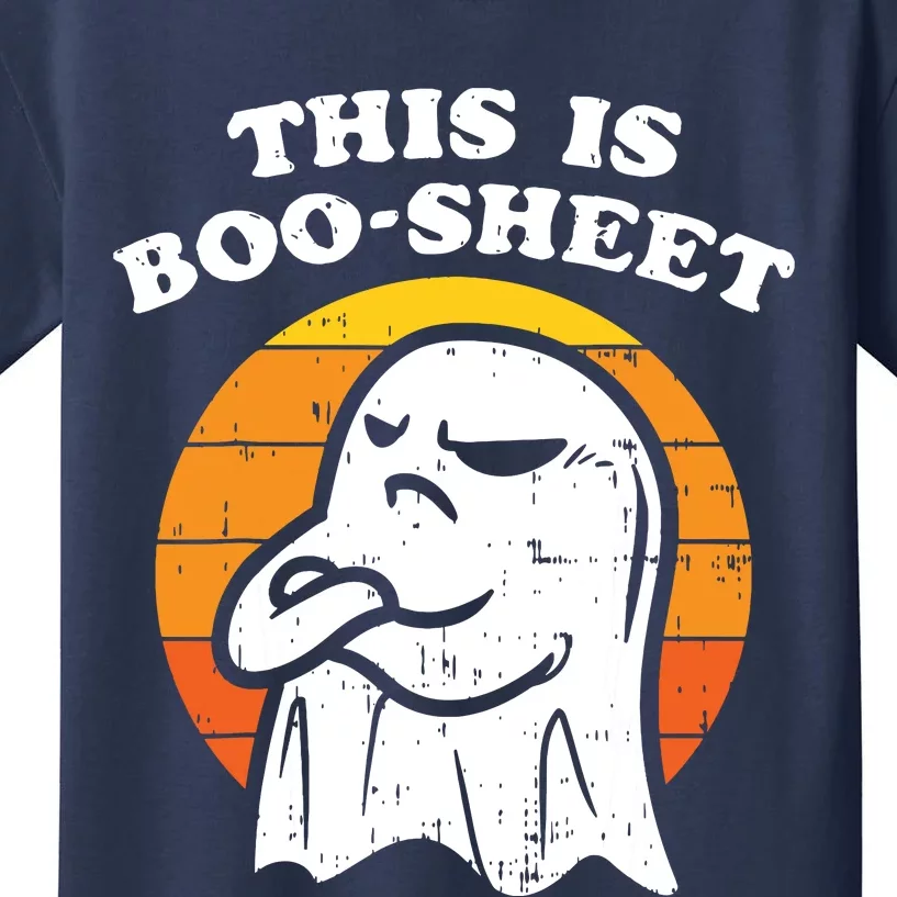 This Is Boosheet Ghost Halloween Kids T-Shirt