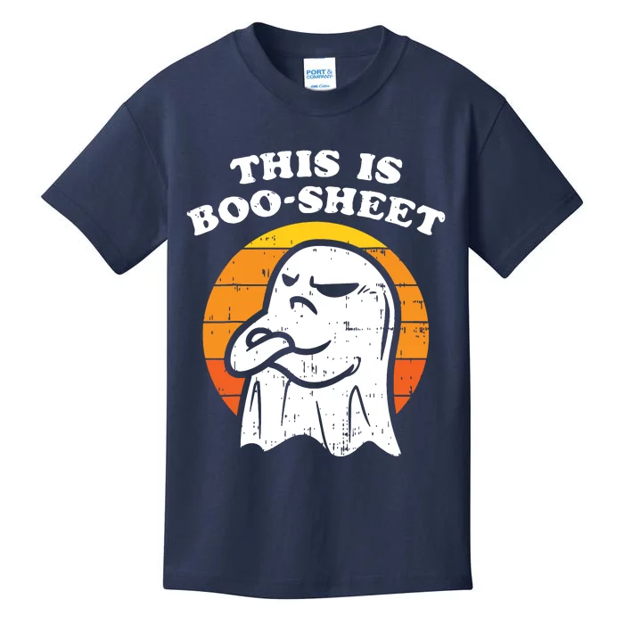 This Is Boosheet Ghost Halloween Kids T-Shirt