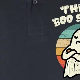 This Is Boo Sheet Ghost Retro Halloween Costume Softstyle Adult Sport Polo