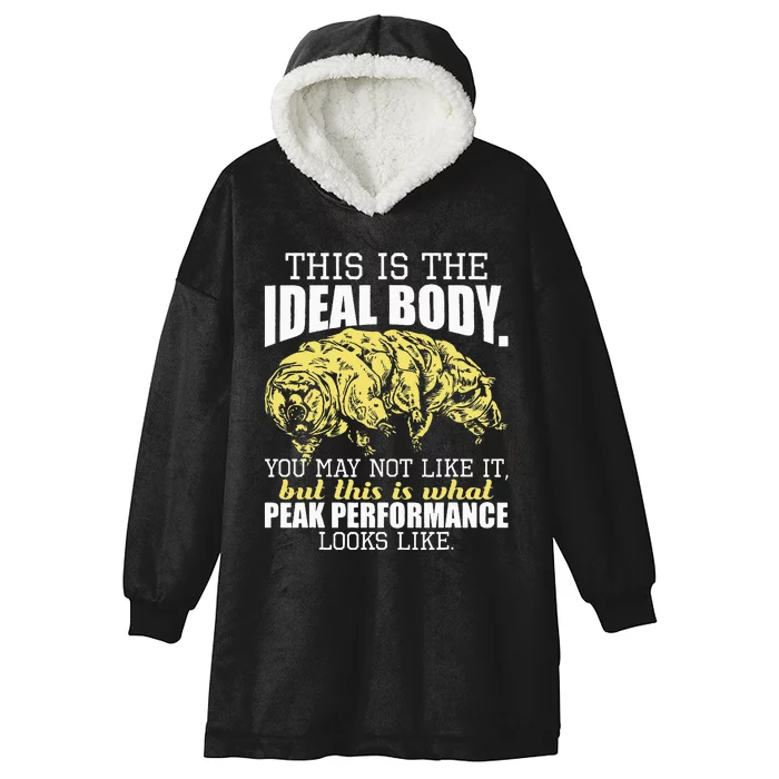 The Ideal Body You May Not Like It Tardigrade Moss Piglet Hooded Wearable Blanket