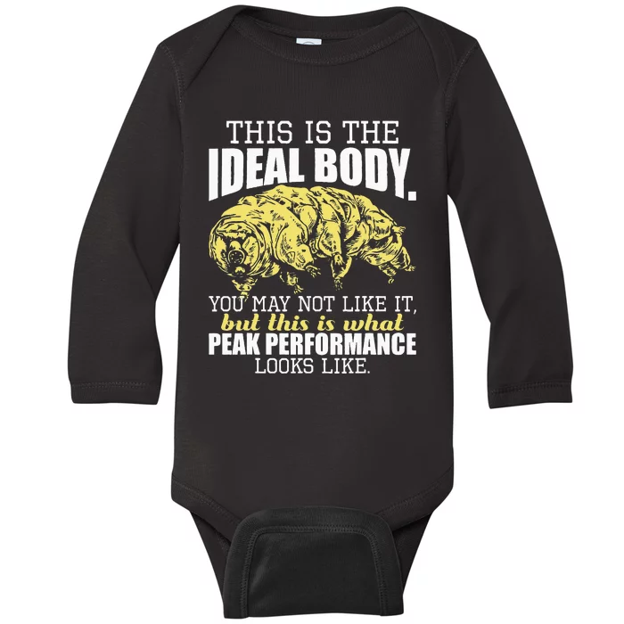 The Ideal Body You May Not Like It Tardigrade Moss Piglet Baby Long Sleeve Bodysuit