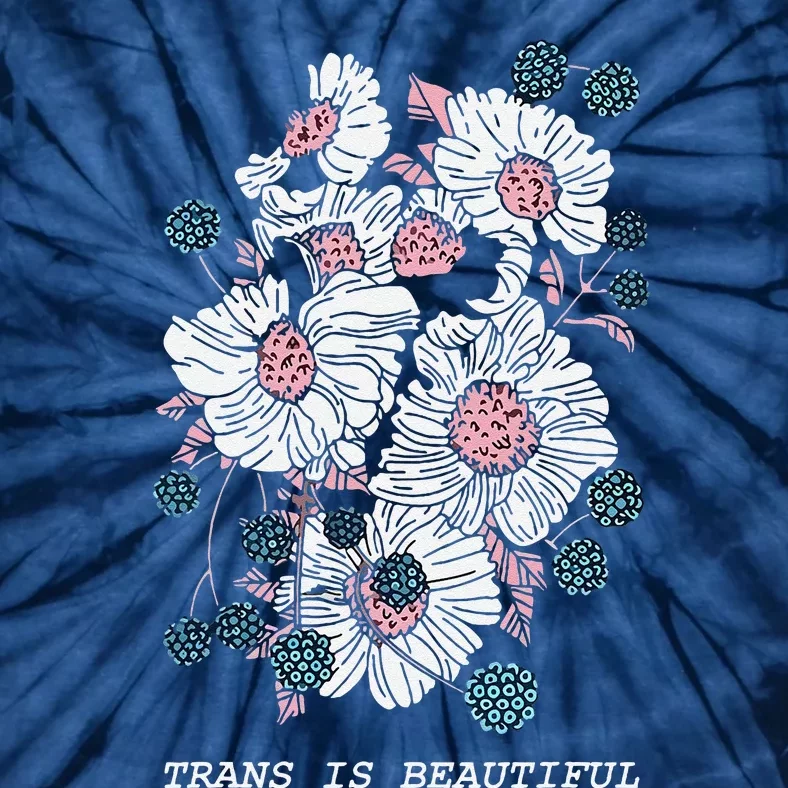 Transg Is Beautiful Lgbt Transg Pride Month Lgbtq Ally Tie-Dye T-Shirt