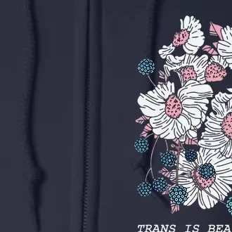 Transg Is Beautiful Lgbt Transg Pride Month Lgbtq Ally Full Zip Hoodie