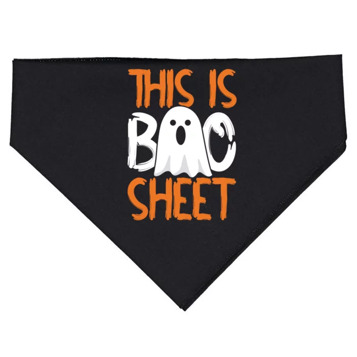 This Is Boo Sheet Funny Halloween Ghost Gift USA-Made Doggie Bandana