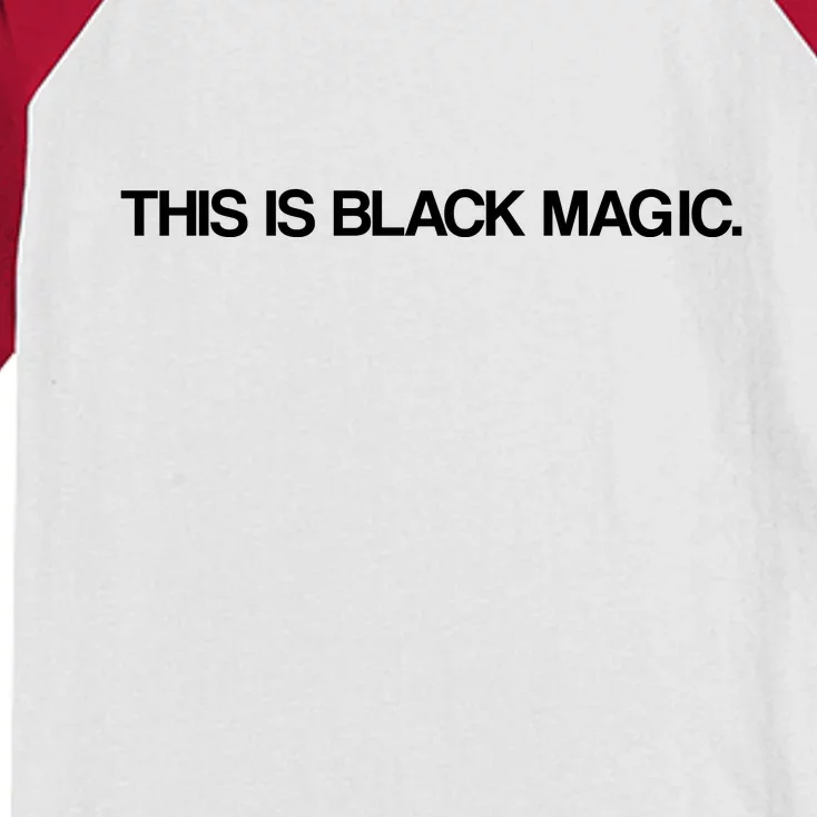 This Is Black Magic Kids Colorblock Raglan Jersey