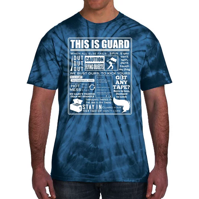 This Is Color Guard Funny Color Guard Sayings And Memes Tie-Dye T-Shirt