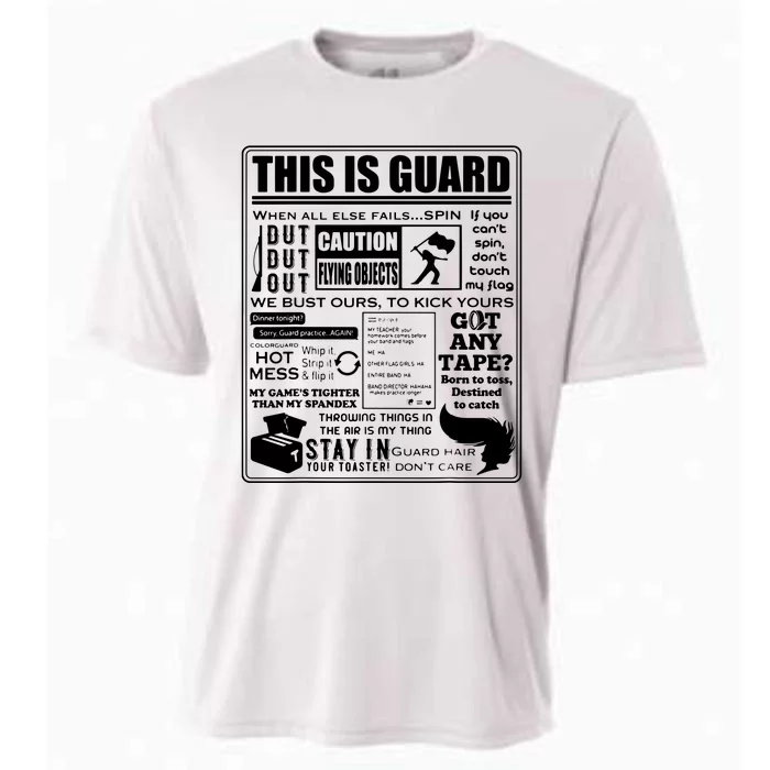 This Is Color Guard Funny Color Guard Sayings And Memes Cooling Performance Crew T-Shirt