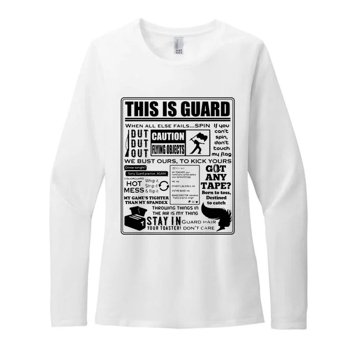 This Is Color Guard Funny Color Guard Sayings And Memes Womens CVC Long Sleeve Shirt