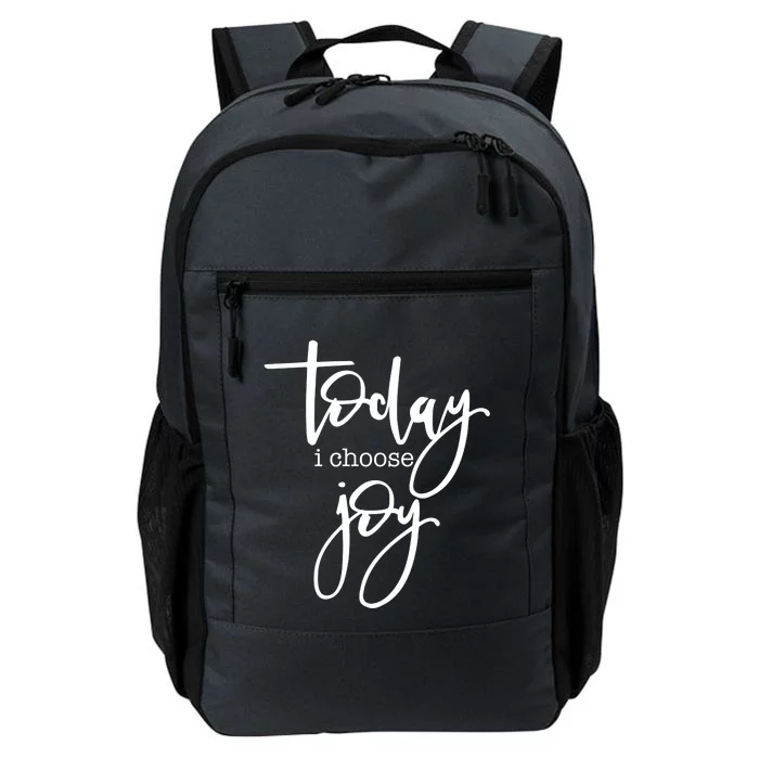 Today I Choose Joy Gift Uplifting Positive Slogan Gift Daily Commute Backpack