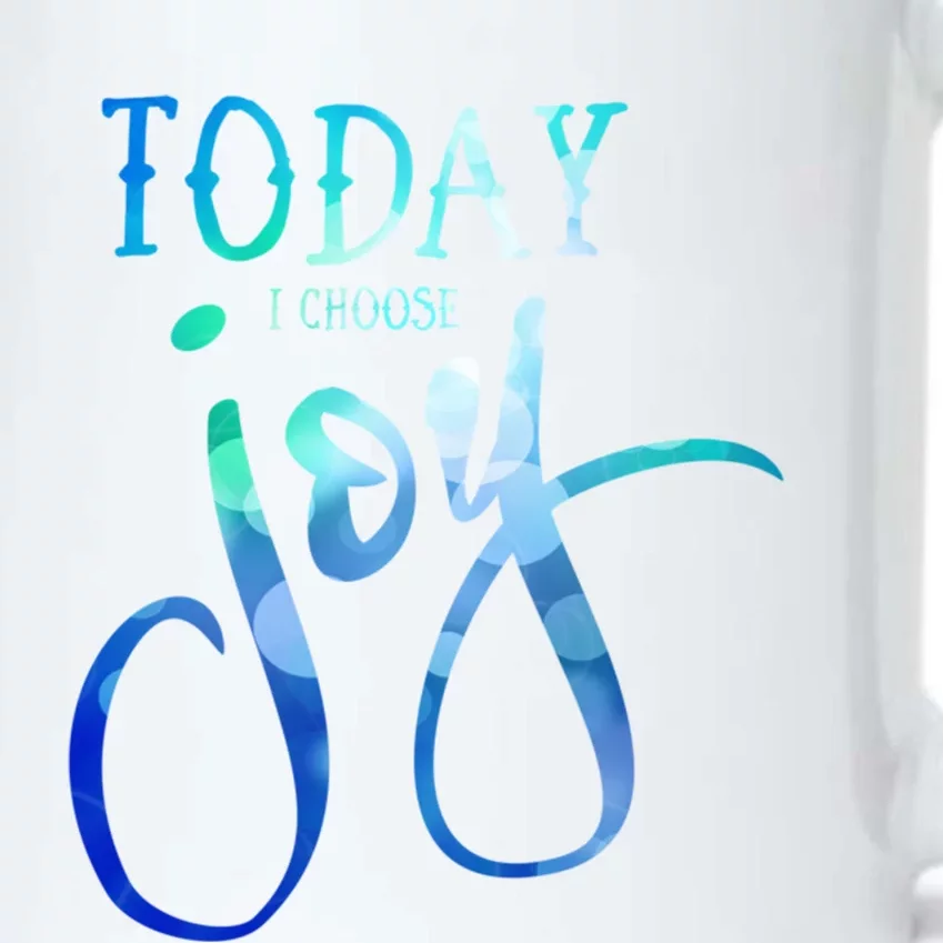 Today I Choose Joy Gift Black Color Changing Mug