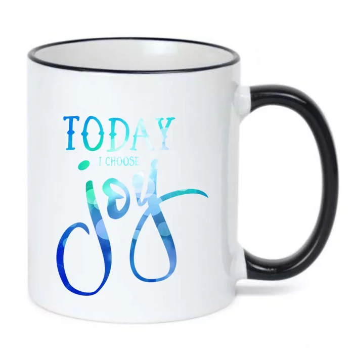 Today I Choose Joy Gift Black Color Changing Mug