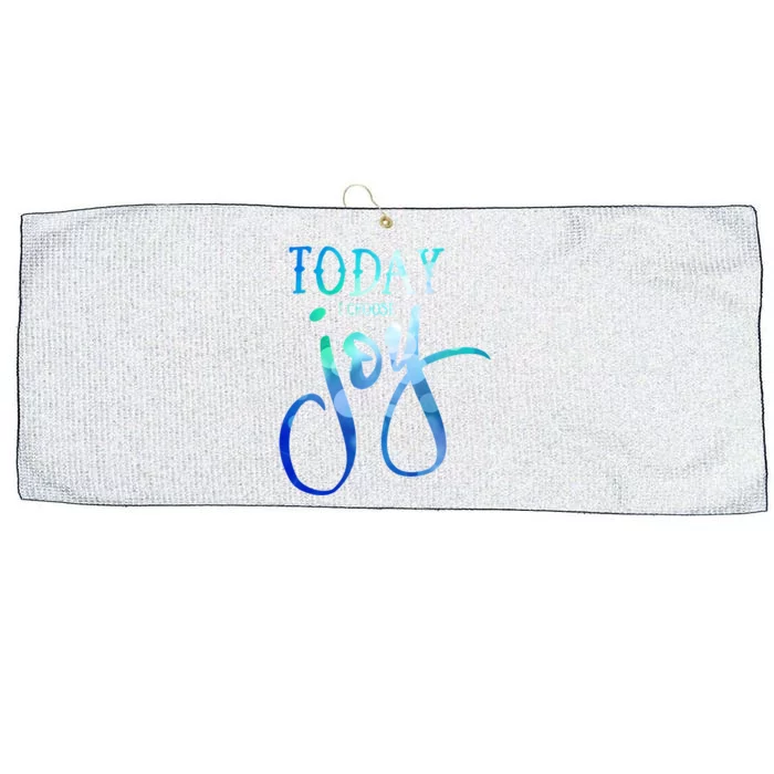 Today I Choose Joy Gift Large Microfiber Waffle Golf Towel