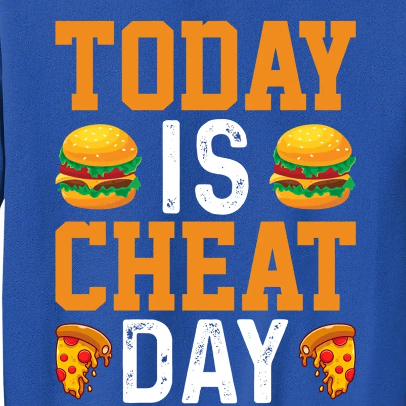 Today Is Cheat Day Hamburger On Cheat Meal Cheat Day Cute Gift Sweatshirt