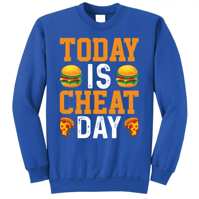 Today Is Cheat Day Hamburger On Cheat Meal Cheat Day Cute Gift Sweatshirt