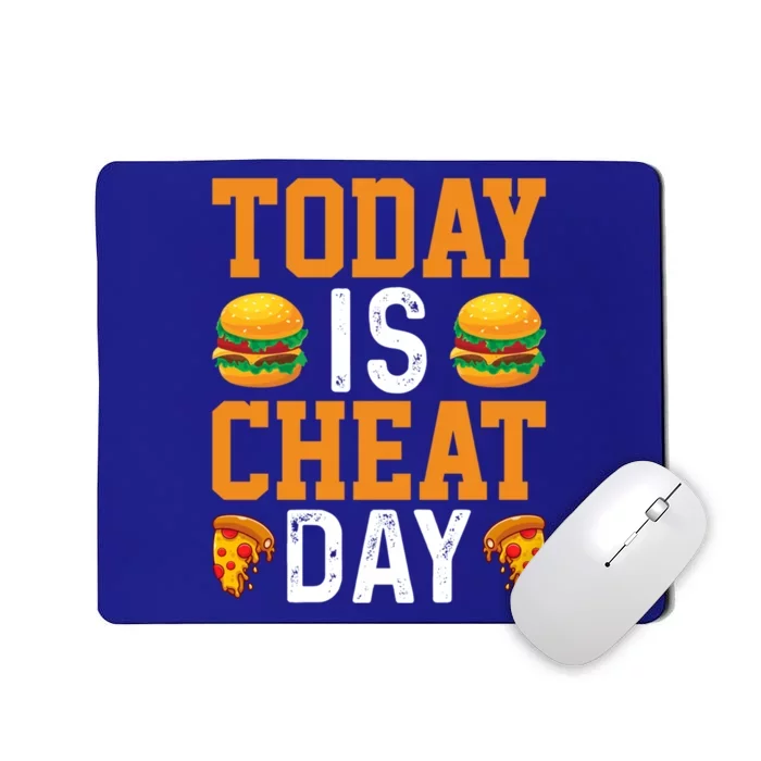 Today Is Cheat Day Hamburger On Cheat Meal Cheat Day Cute Gift Mousepad