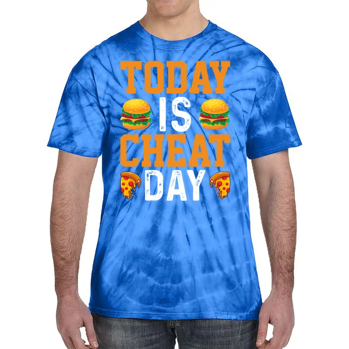 Today Is Cheat Day Hamburger On Cheat Meal Cheat Day Cute Gift Tie-Dye T-Shirt