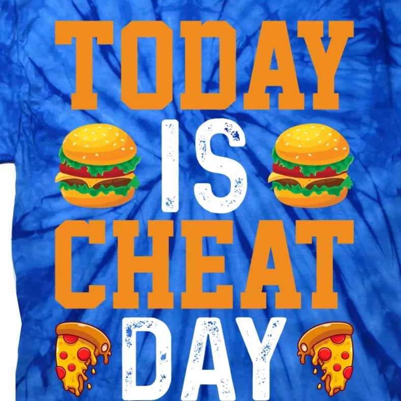 Today Is Cheat Day Hamburger On Cheat Meal Cheat Day Cute Gift Tie-Dye T-Shirt