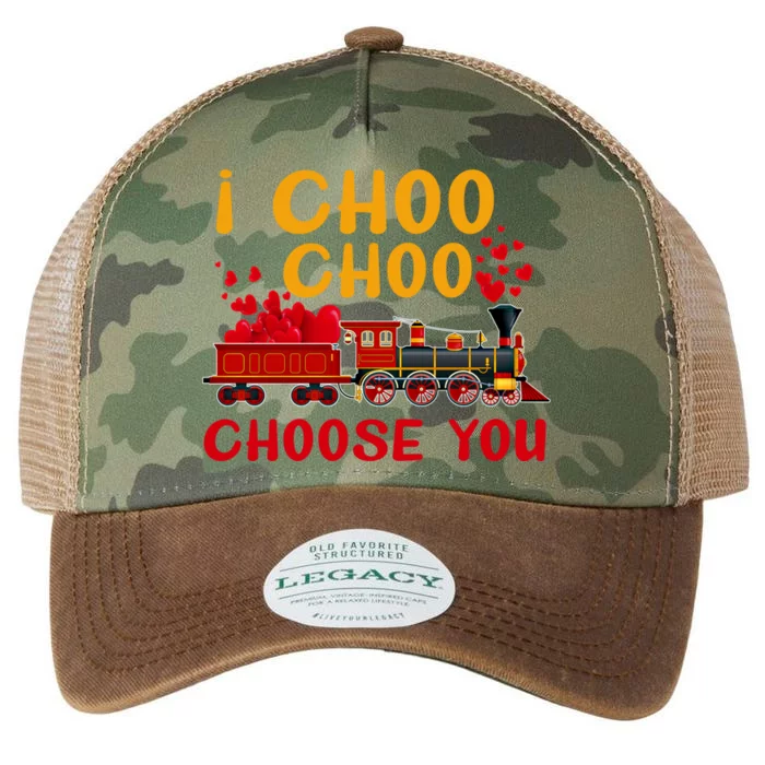 Train I Choo Choo Choose You Valentines Day Funny Gift Cool Gift Legacy Tie Dye Trucker Hat