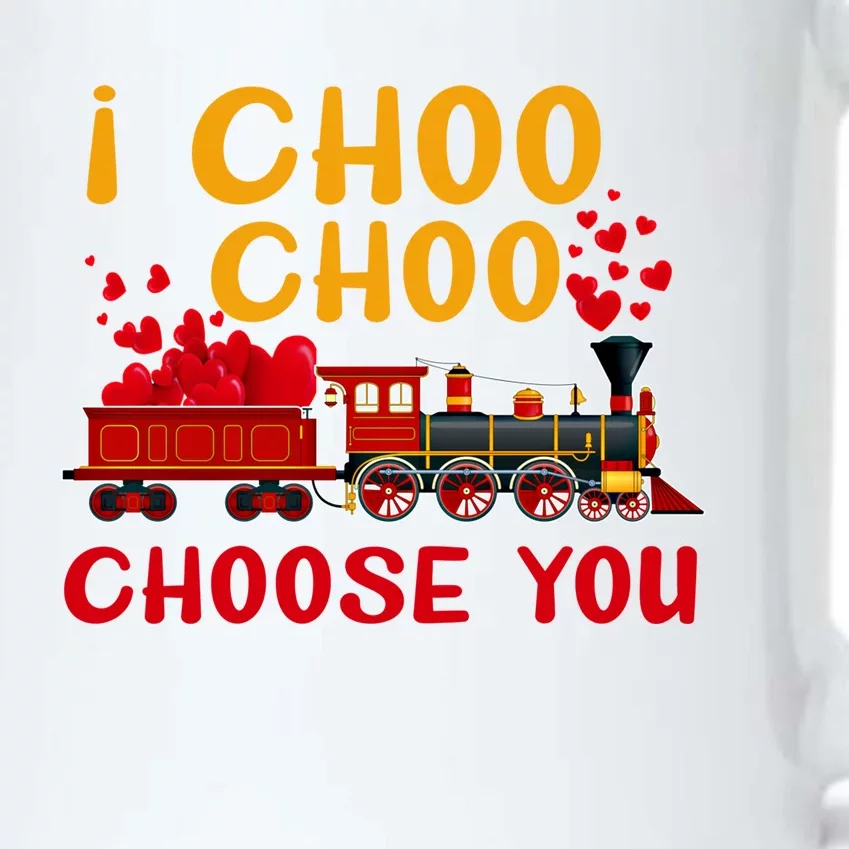 Train I Choo Choo Choose You Valentines Day Funny Gift Cool Gift Black Color Changing Mug