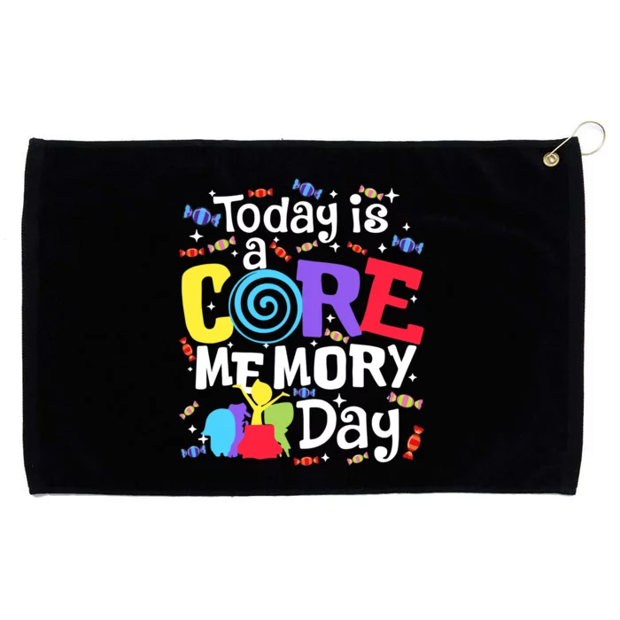 Today Is Core Memory Day Funny Grommeted Golf Towel