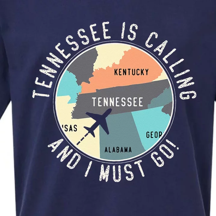 Tennessee Is Calling And I Must Go Tennessee State Sueded Cloud Jersey T-Shirt