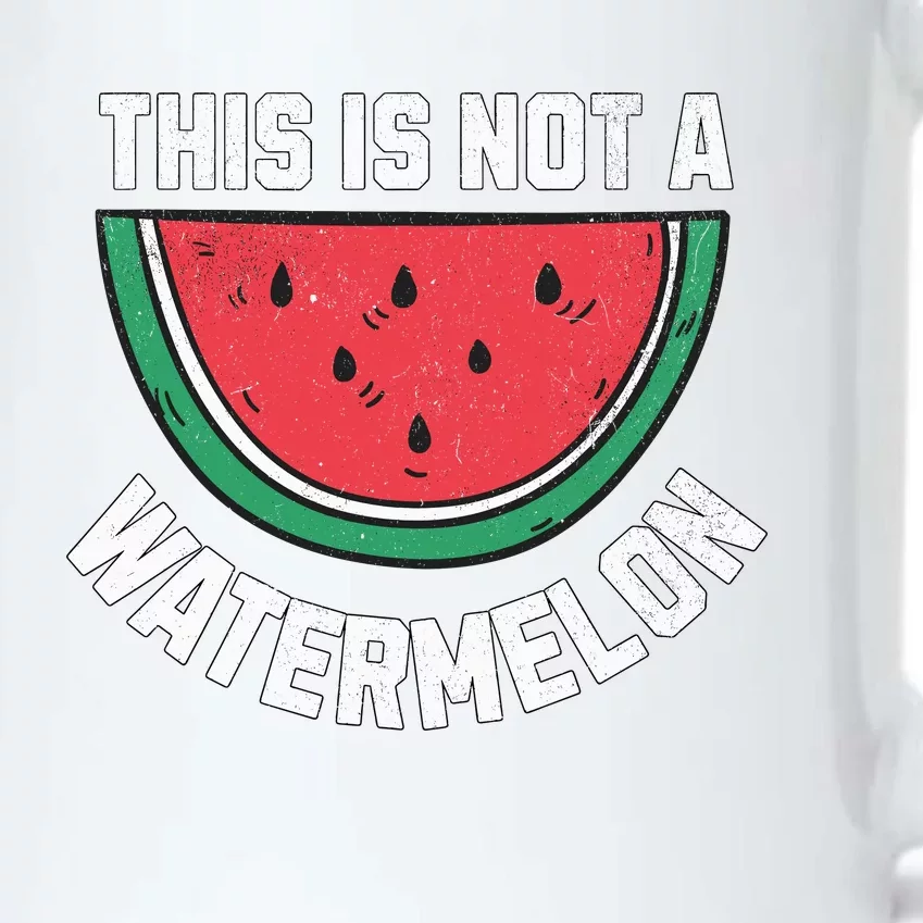 This Is Not a Watermelon Palestine Free Palestinian Black Color Changing Mug