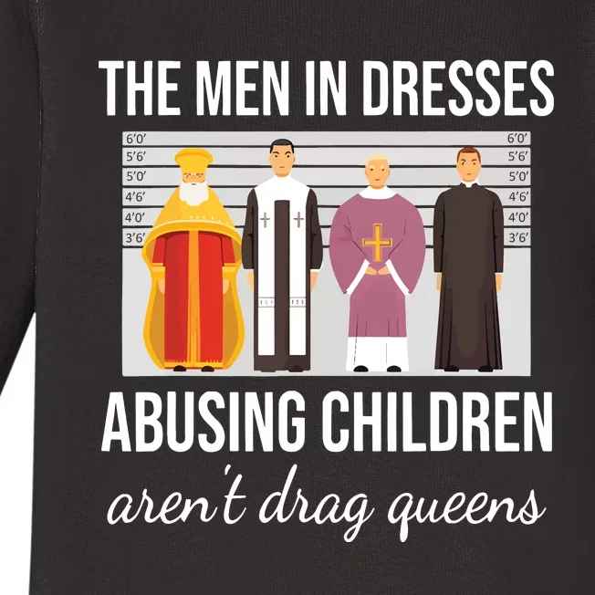 The In Dresses Abusing Children Arent Drag Queens Baby Long Sleeve Bodysuit