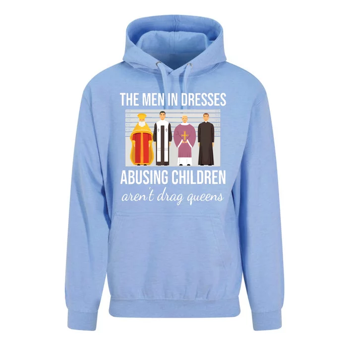 The In Dresses Abusing Children Arent Drag Queens Unisex Surf Hoodie