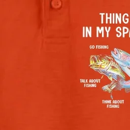 Things I Do In My Spare Time Funny Fishing Dry Zone Grid Performance Polo