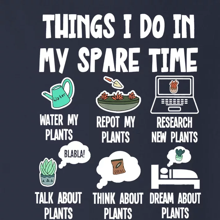 Things I Do In My Spare Time Funny Plant Lover, Gardening Toddler Long Sleeve Shirt