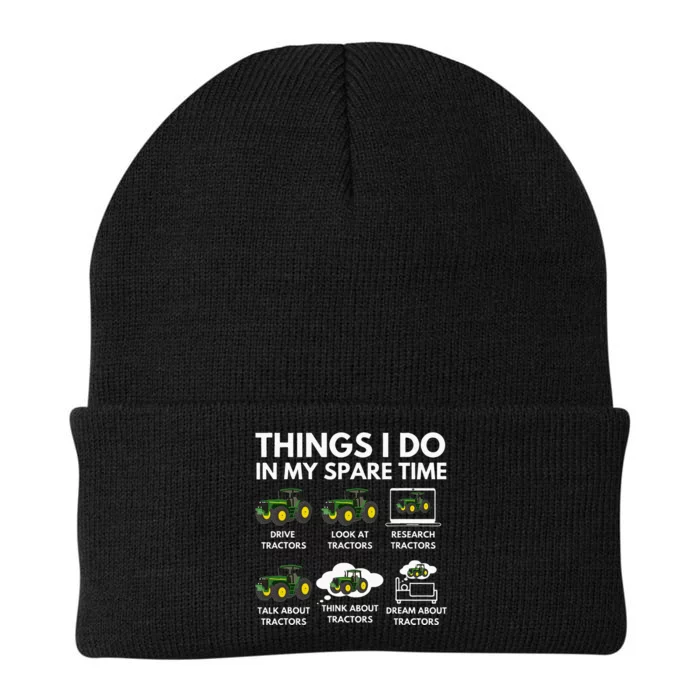 Things I Do In My Spare Time Farmer & Farming Gift Knit Cap Winter Beanie