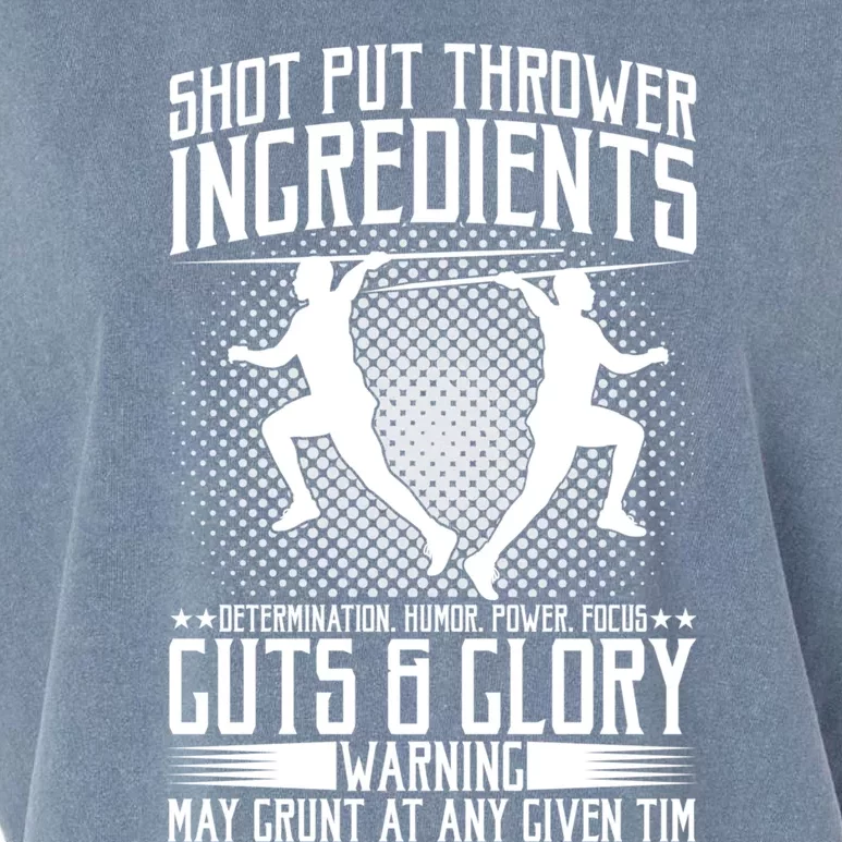 Thrower Ingredients Determination Power Focus Gift Garment-Dyed Women's Muscle Tee