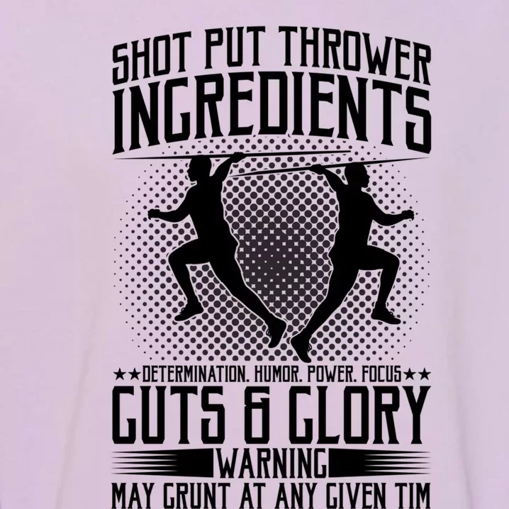 Thrower Ingredients Determination Power Focus Gift Garment-Dyed Sweatshirt