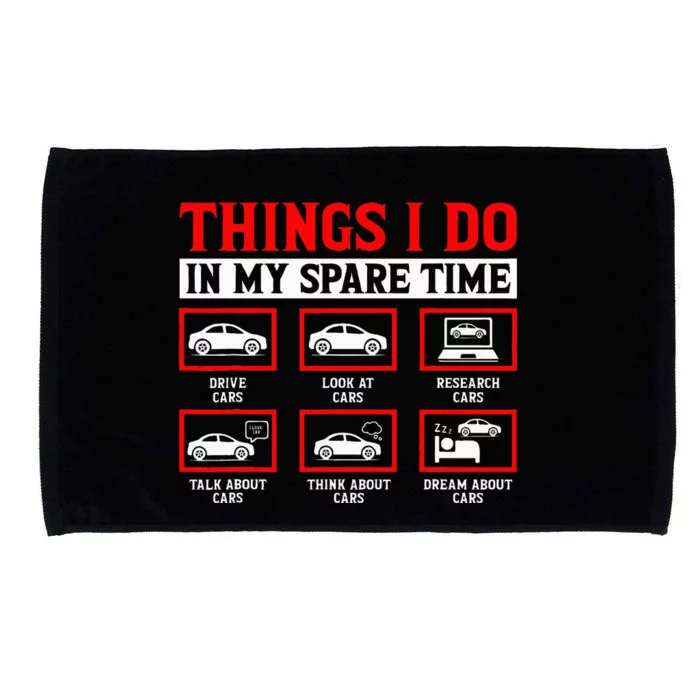 Things I Do In My Spare Time Car Microfiber Hand Towel