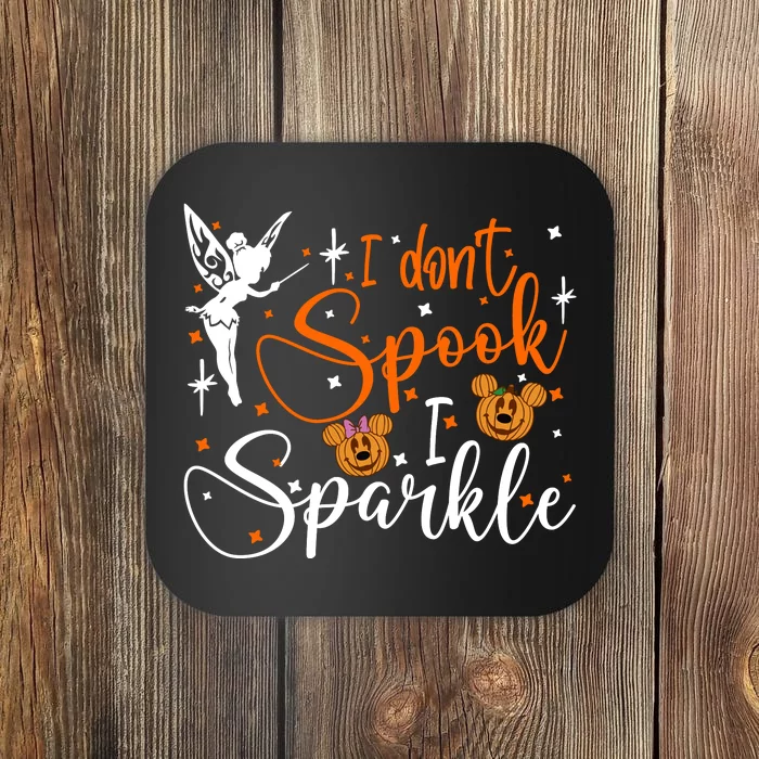 Tinkerbell I Dont Spook I Halloween Coaster