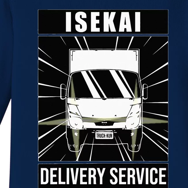 TruckKun ISEKAI DELIVERY SERVICE! Japanese Kanji Baby Long Sleeve Bodysuit