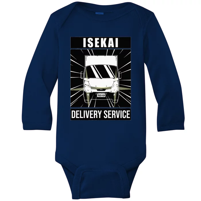 TruckKun ISEKAI DELIVERY SERVICE! Japanese Kanji Baby Long Sleeve Bodysuit