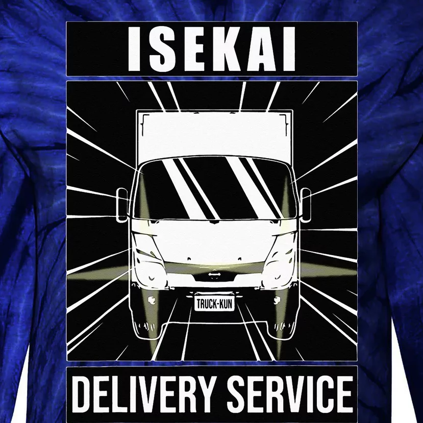 TruckKun ISEKAI DELIVERY SERVICE! Japanese Kanji Tie-Dye Long Sleeve Shirt