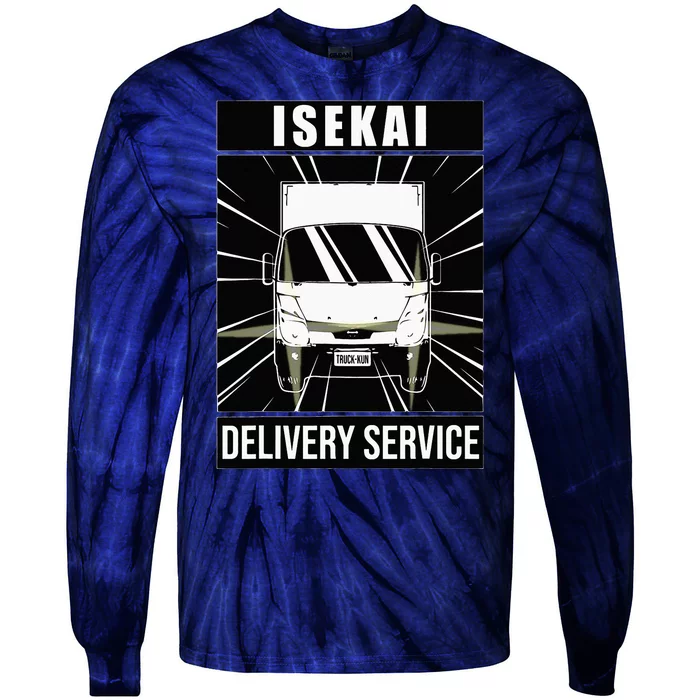 TruckKun ISEKAI DELIVERY SERVICE! Japanese Kanji Tie-Dye Long Sleeve Shirt