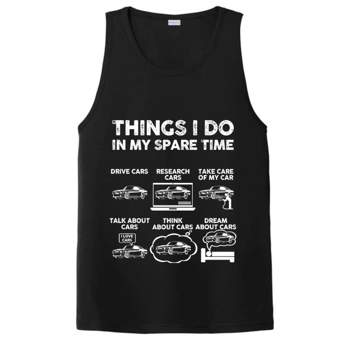 Things I Do In My Spare Time Funny Car Guy Car Enthusiast Performance Tank