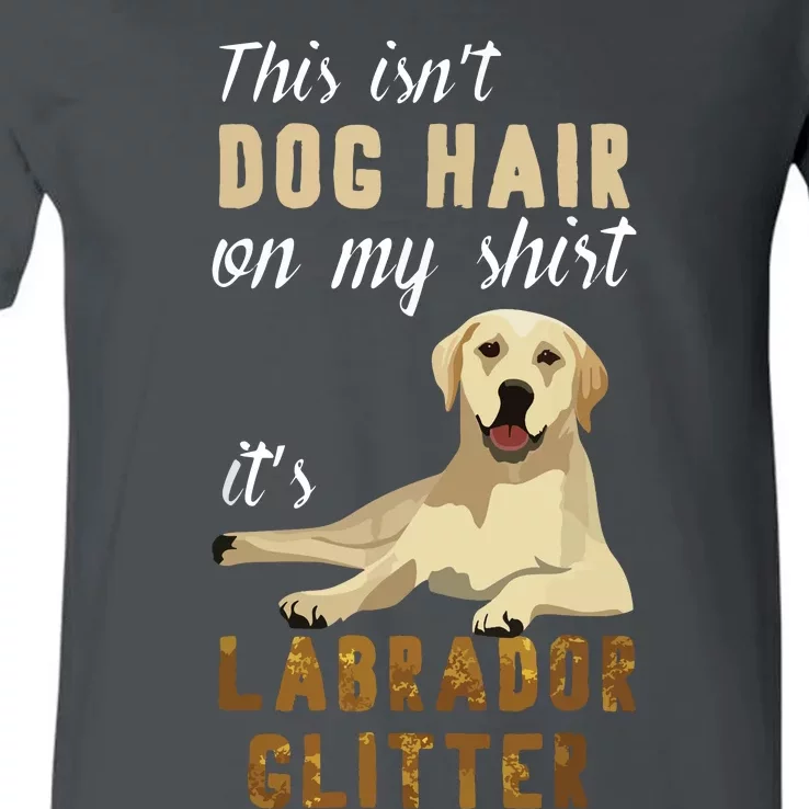 This Isnt Dog Hair On My Its Labrador V-Neck T-Shirt