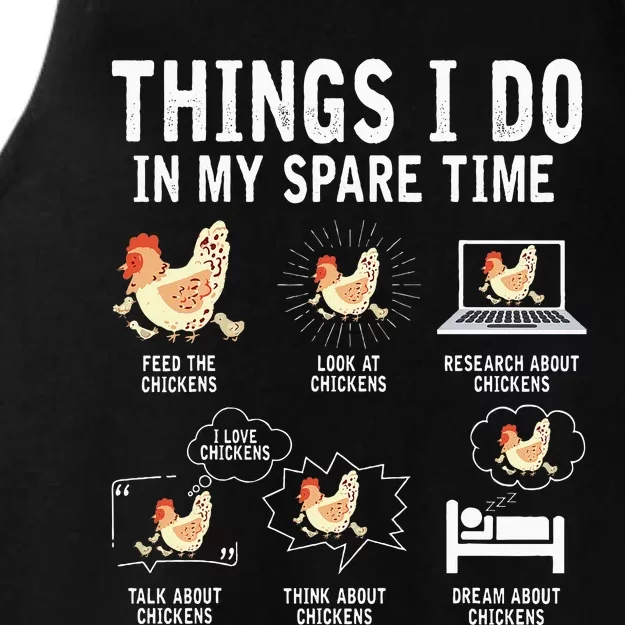 Things I Do In My Spare Time Ladies Tri-Blend Wicking Tank